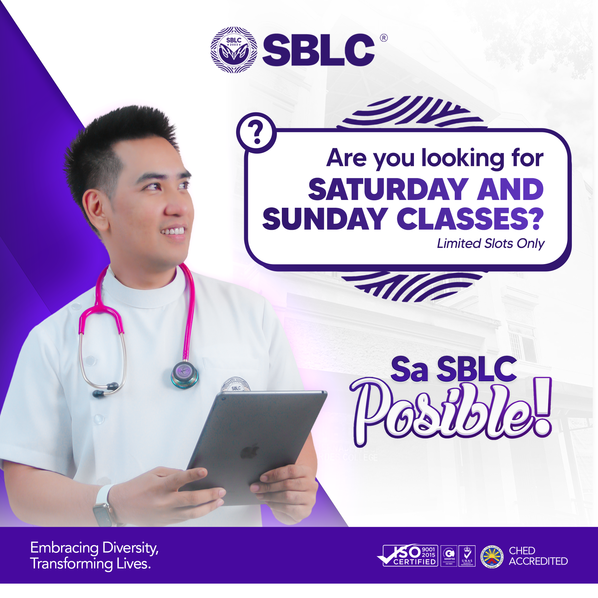 SATURDAY AND SUNDAY